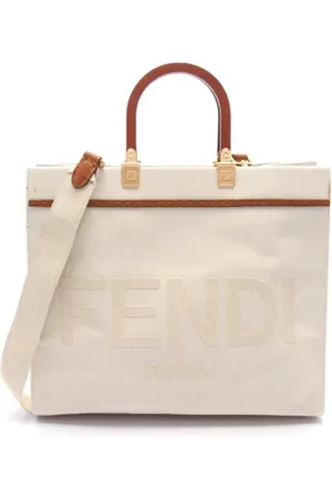 Fendi Pre-owned Tote Bags, female, , Size: ONE SIZE Pre-owned Canvas totes