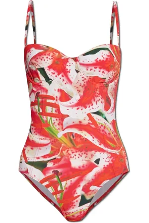 Tory Burch One-piece, female, , Size: M One-piece swimsuit with floral pattern