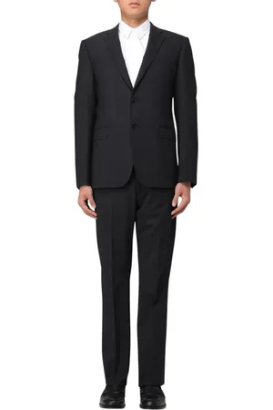Emporio Armani Single Breasted Suits, male, , Size: S Classic Fit Grey Suit
