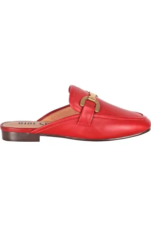 Bibi Lou Mules, female, , Size: 11 US Metal Clasp Loafer Mule Shoe