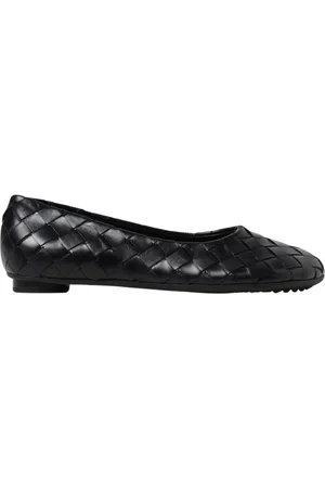 Bottega Veneta Ballerinas, female, , Size: 7 US Woven Leather Ballet Flats