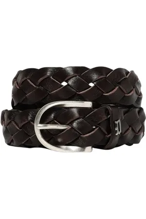 Dondup Belts, male, , Size: 90 CM Stylish Leather Belt with Buckle Detailing