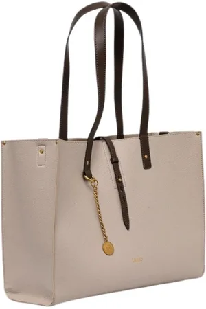 Liu Jo Tote Bags, female, , Size: ONE SIZE Stylish Shoulder Bag with Logo Charm