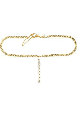 Balmain Belts, female, , Size: ONE SIZE Luxury Gold Chain Belt