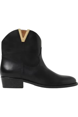 Via Roma Cowboy Boots, female, , Size: 9 US Leather Ankle Boots