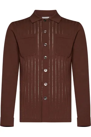 Malo Cardigans, male, , Size: L Sweater with Front Button Placket