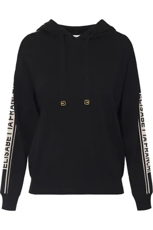 Elisabetta Franchi Hoodies, female, , Size: S Multicolor Stylish Women`s Sweater