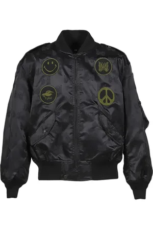 Pins & Needles Bomber Jackets, male, , Size: L Zip Baseball Collar Jacket