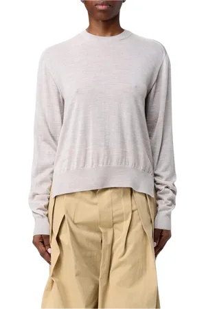 Jil Sander Cashmere Knitwear, female, , Size: XS Crew Neck Pullover Sweater