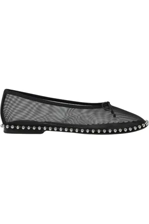 Alexander Wang Ballerinas, female, , Size: 7 US Studded Trim Mesh Ballet Flats