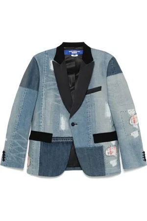 JUNYA WATANABE Blazers, male, , Size: M Buttoned Outerwear with Pockets