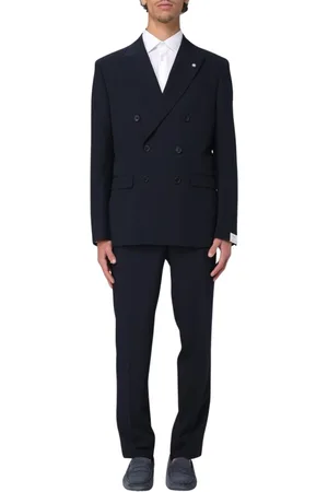 Manuel Ritz Double Breasted Suits, male, , Size: XL DoubleBreasted Classic Suit