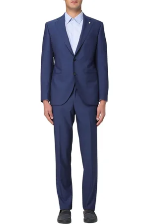 LUIGI BIANCHI MANTOVA Single Breasted Suits, male, , Size: L Two-Button Suit
