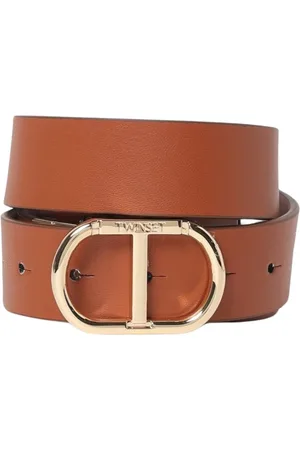 Twin-Set Belts, female, , Size: S Luxury Leather Belt with Design