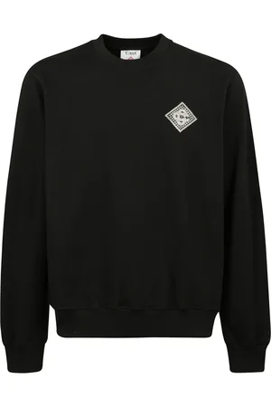 Casablanca Sweatshirts, male, , Size: XL Sweatshirt with Crewneck Applique