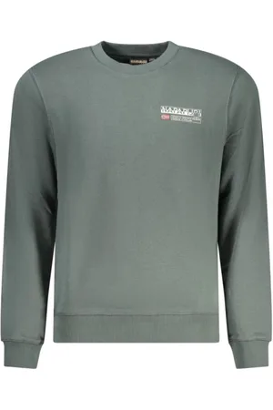 Napapijri Sweatshirts, male, , Size: XL Cotton Sweatshirt with Logo Print
