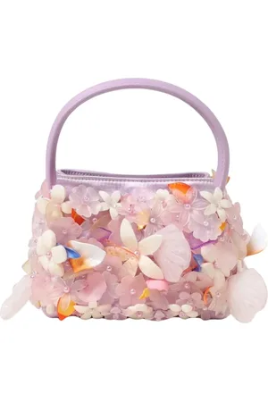 Cult Gaia Handbags, female, , Size: ONE SIZE Floral Resin Handbag