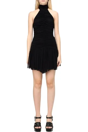 ANIYE BY Party Dresses, female, , Size: M Halter Mini Dress with Tulle