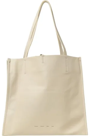 Proenza Schouler Tote Bags, female, , Size: ONE SIZE Elegant White Leather Tote Bag