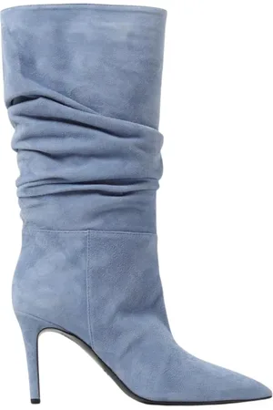 Via Roma Heeled Boots, female, , Size: 9 US Suede Knee-High Boots
