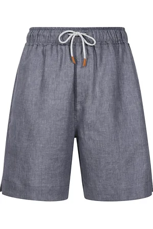 ELEVENTY Casual Shorts, male, , Size: W32 Linen Jogger Shorts