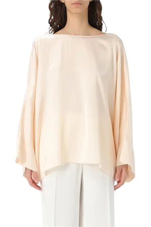Liu Jo Blouses, female, , Size: 2XS Champagne Boat Neck Blouse