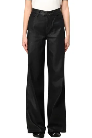 7 for all Mankind Wide Jeans, female, , Size: W28 Coated Wide Leg Jeans