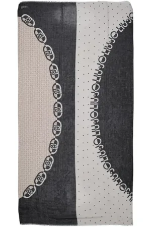 Liu Jo Scarves, female, , Size: ONE SIZE Elegant Black Polyester Scarf