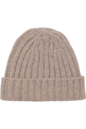 Aspesi Beanies, female, , Size: ONE SIZE Ribbed Cashmere Beanie Hat