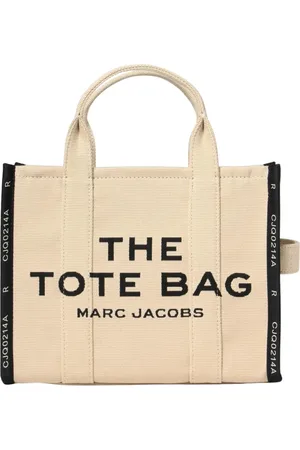 Marc Jacobs Tote Bags, female, , Size: ONE SIZE Embroidered Logo Canvas Tote Bag