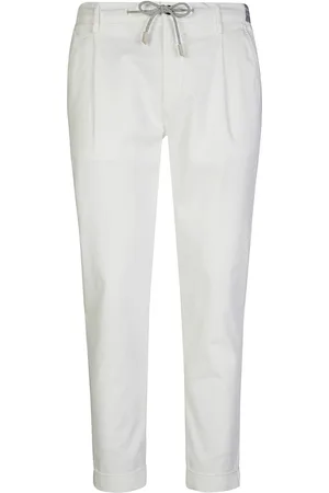 ELEVENTY Slim-fit Trousers, male, , Size: W33 Regimental Jogger Cotton Pants