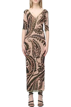 Etro Maxi Dresses, female, , Size: S Elegant Paisley Maxi Dress