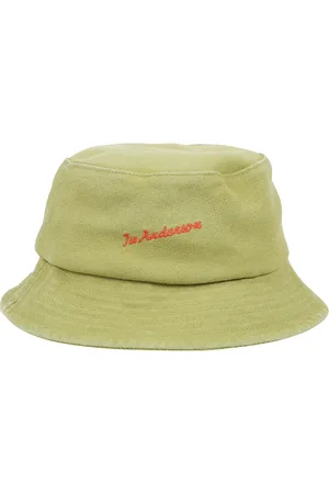 J.W.Anderson Hats, male, , Size: ONE SIZE Embroidered bucket hat