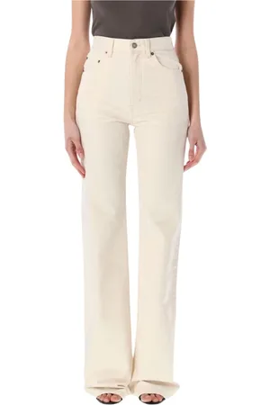Saint Laurent Straight Jeans, female, , Size: W29 Wide Leg Jeans
