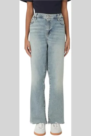 7 for all Mankind Straight Jeans, female, , Size: W29 Wide Leg Raw Hem Jeans