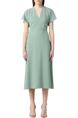 HUGO BOSS Midi Dresses, female, , Size: M A-Line V-Neck Midi Dress