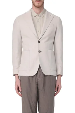Manuel Ritz Blazers, male, , Size: S Classic Blue Blazer TwoButton Notch Lapel