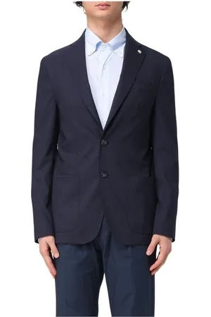 Manuel Ritz Blazers, male, , Size: M Notch Lapel Blazer