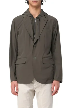 Armani Exchange Blazers, male, , Size: XL Modern Hooded Blazer Jacket