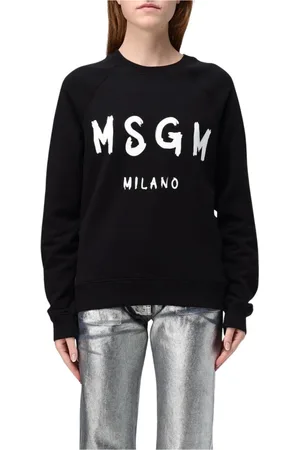 Msgm Sweatshirts, female, , Size: L Milano Logo Sweatshirt Women