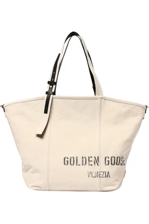 Golden Goose Tote Bags, female, , Size: ONE SIZE Leather Detail Tote Bag