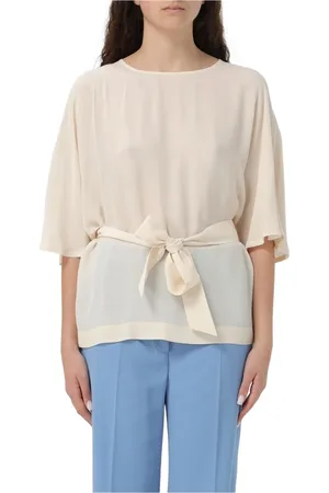 Liu Jo Blouses, female, , Size: S Blush Silk Blouse with Belt