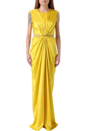 Max Mara Gowns, female, , Size: XS Silk Maxi Dress Cutout