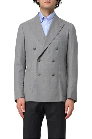 TAGLIATORE Formal Blazers, male, , Size: 2XL Double Breasted Wool Blazer