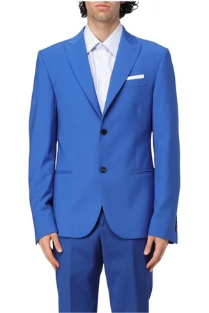 D.A. Daniele Alessandrini Formal Blazers, male, , Size: L Royal Two-Button Blazer