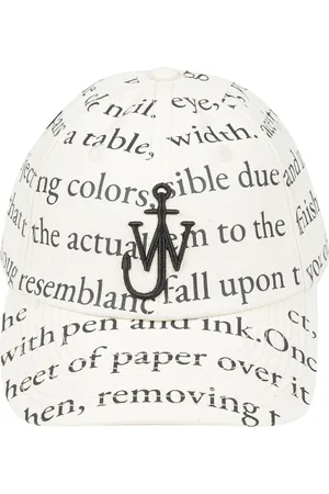 J.W.Anderson Caps, female, , Size: ONE SIZE Cotton Baseball Cap with Embroidered Logo