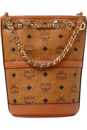 MCM Bucket Bags, female, , Size: ONE SIZE Chain Strap Bucket Bag