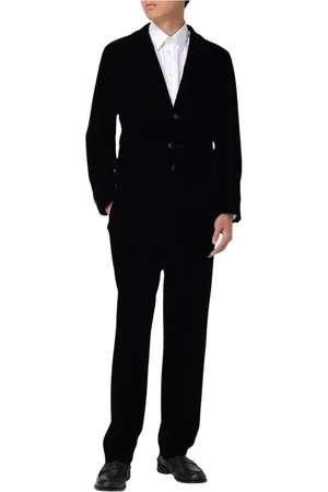 Giorgio Armani Single Breasted Suits, male, , Size: M Classic Velvet Blazer Suit