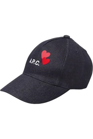 A.P.C. Caps, female, , Size: 54 CM Heart Denim Cap Stylish Hat