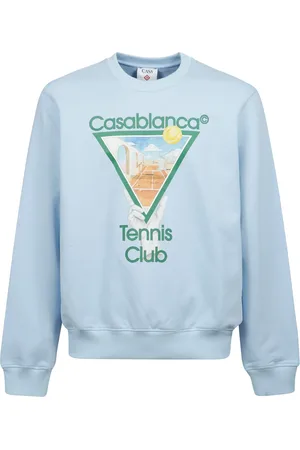 Casablanca Sweatshirts, male, , Size: L Metaphysical Tennis Icon Long Sleeve Sweatshirt